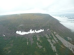 A Putorana-fennsík egy részlete helikopterről