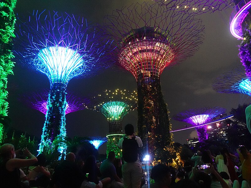 File:Suasana Light show in Garden bay.jpg