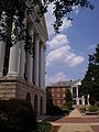 View of McKeldin Library and Jiménez Hall