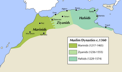 The Marinid sultanate circa 1360[1]