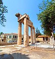 Gate of Athena Archegetis seen from the side