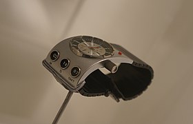 Stanley Kubrick The Exhibition - LACMA - 2001 A Space Odyssey - Hamilton watch (8999719286).jpg