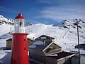 Oberalp in the winter