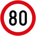 Maximum speed limit