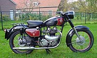 Matchless G9 (500 cc tweecilinder) uit 1955.