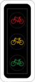 7.20 Addressed exclusively to bicycles and mopeds All traffic light rules are valid to bicycles and mopeds as well, but can be exclusively addressed to them by showing a bicycle icon