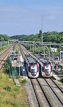 Rames en gare de Dugny-La-Courneuve