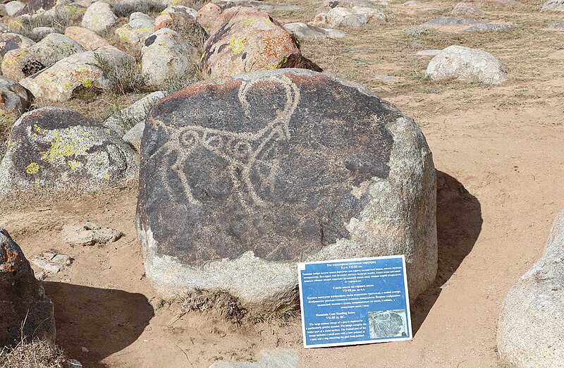 File:Petroglyph Museum of Cholpon-Ata 11.jpg