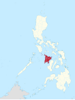 Map of the Philippines highlighting Western Visayas