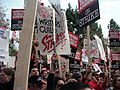 Image 53Picket signs at the 2007 Writers Guild of America strike.