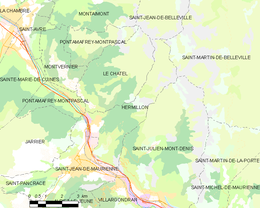 Hermillon - Localizazion