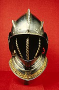 German - Buronet Helmet and Reinforce for a Field Breastplate of Emperor Maximilian II - Walters 511367.jpg