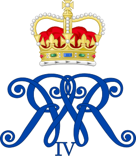 File:Royal Monogram of King William IV of Great Britain, Variant.svg