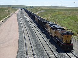 A coal unit train, Union Pacific Railroad