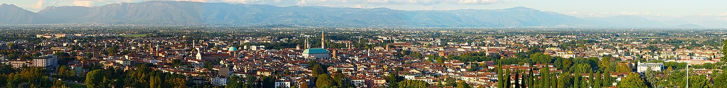 Panorama dal Santuario di Monte Berico