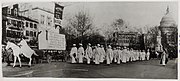 Head of the Woman Suffrage Procession with herald Inez Milholland at the front.