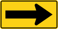 W1-6R Arrow (right)