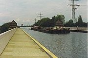 Aquaduct over de Wezer in Minden