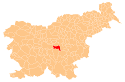 Location of the Municipality of Šmartno pri Litiji in Slovenia