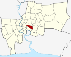 Khet location in Bangkok