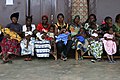 Image 16Mothers and babies aged between 0 and 5 years are lining up in a Health Post at Begoua, a district of Bangui, waiting for the two drops of the oral polio vaccine. (from Central African Republic)