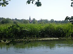 Le village depuis les bords de la Brêche.