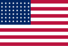 Flag of the United States (1912-1959, 3-2 aspect ratio).svg