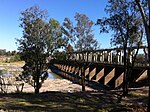 Jack Taylor Weir viewed from downstream side at St George, Queensland.