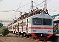 KRL Rheostatik di Stasiun Manggarai.