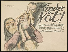 Plakat „Kinder in Not“, 1914