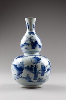 Bottle, late Ming dynasty Chongzhen 1628–44.