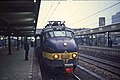 Internationale Beneluxtrein in 1986 (derde station). Er was hier toen slechts één doorrijspoor