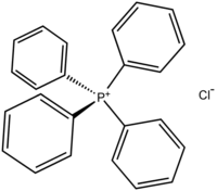 Strukturformel von Tetraphenylphosphoniumchlorid