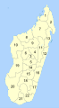 Image 50A map of Madagascar's regions (from Madagascar)