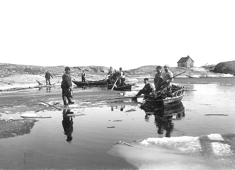 File:Säljakt med båtar. Stora Nassa i Stockholms skärgård, Värmdö socken, Uppland..jpg