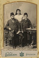 Fedi Effendi el-Alami, Na'amite (dcera), Mousa Bey (syn) , asi 1910