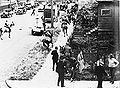 Image 42Mounted police chase demonstrators through Vancouver's East End during the Battle of Ballantyne Pier in 1935.