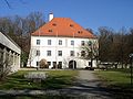 Voormalig kasteeltje Pflegschloss in Mühldorf, thans belastingkantoor