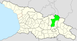 Municipalità di Dusheti – Localizzazione