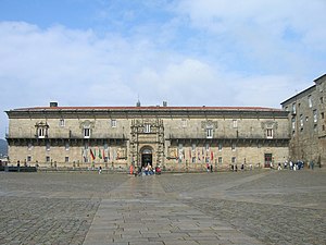 Hospital dos Reis Católicos, na Praça do Obradoiro