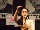 reading at Sunday Kind of Love by Split his Rock at Busboys and Poets, Washington, D.C.