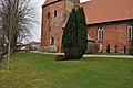 Kirchhof der Karbyer Kirche This is a photograph of an architectural monument. It is on the list of cultural monuments of Karby, no. 1.2.