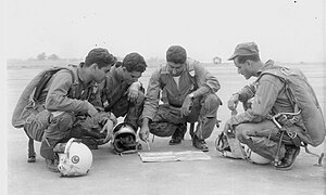 Pakistani Sherdil Pilots Planning Pathankot Airstrikes (1965 War).jpg