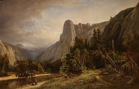 Sentinel Rock, Yosemite by William Keith, 1872.jpg
