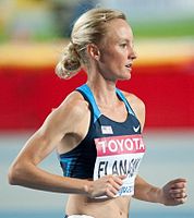 Shalane Flanagan kam auf den sechsten Platz