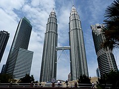 As Torres Petronas, Kuala Lumpur, Malásia.