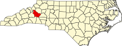 Koartn vo Burke County innahoib vo North Carolina