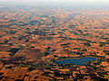 Bremen from the west, with Nappanee in the distance