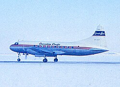 Convair 240 en Edmonton, ca. 1959.