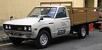 Datsun 620 "Bullet Side" pickup in Malaysia.